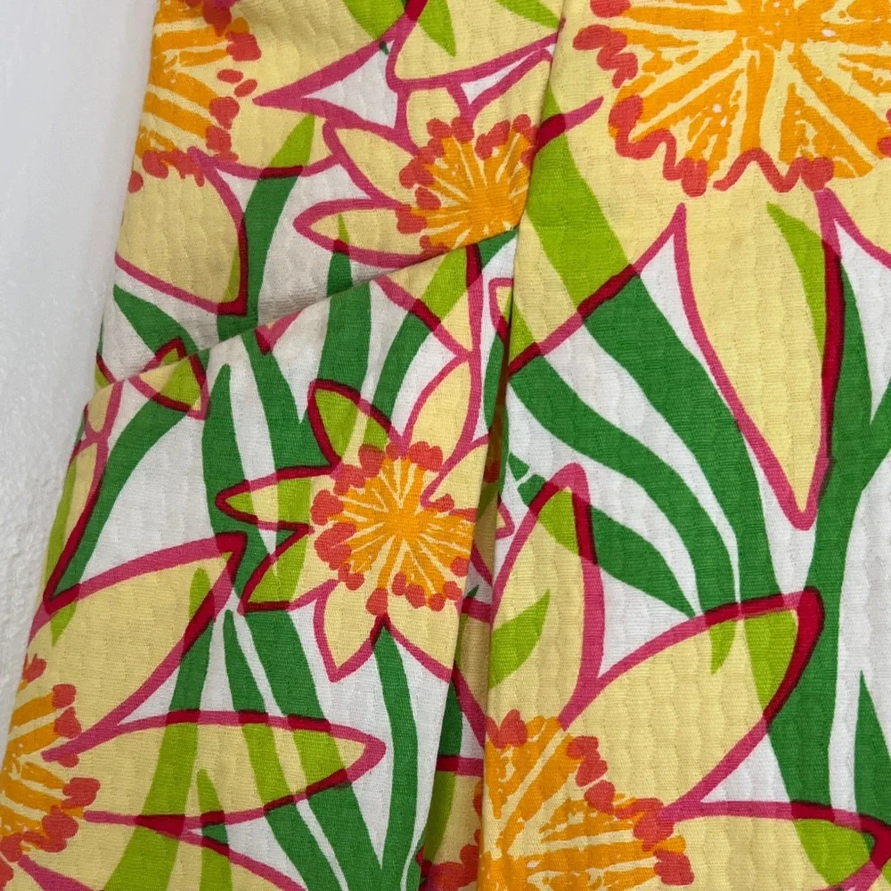 Lilly Pulitzer Summer Strapless Floral Sundress Sweetheart Neckline Fit & Flare - Picture 4 of 11